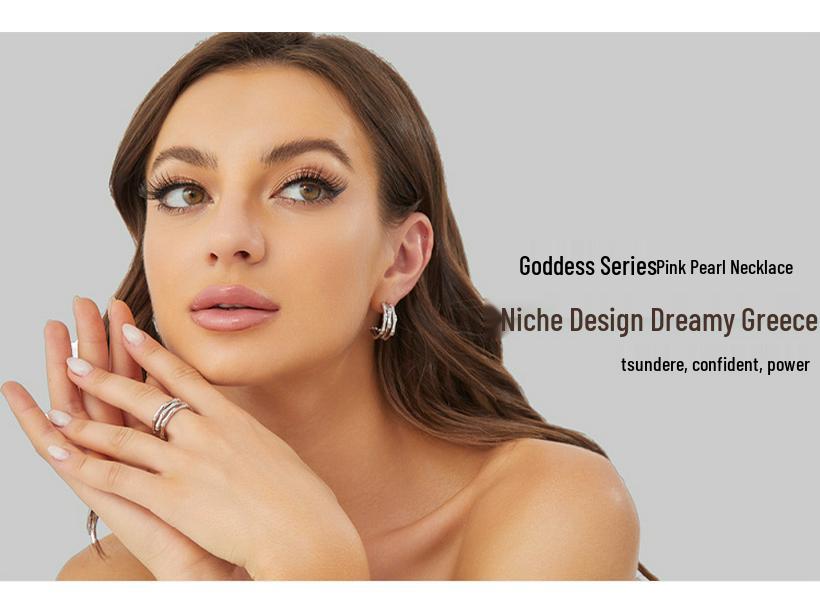 S925 Silver Rice Grain Pearl Necklace: Elegant Women's Clavicle Chain with a Niche Design, Versatile and Stylish Pendant.