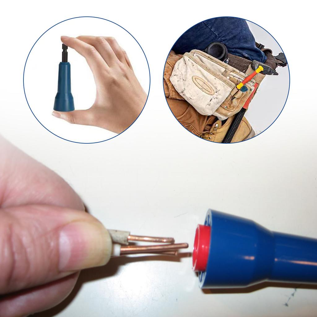 Electric Wire Twisting Power Professional Electrician Accessories Hand Tools Electric Wire Winding Connector Crimping