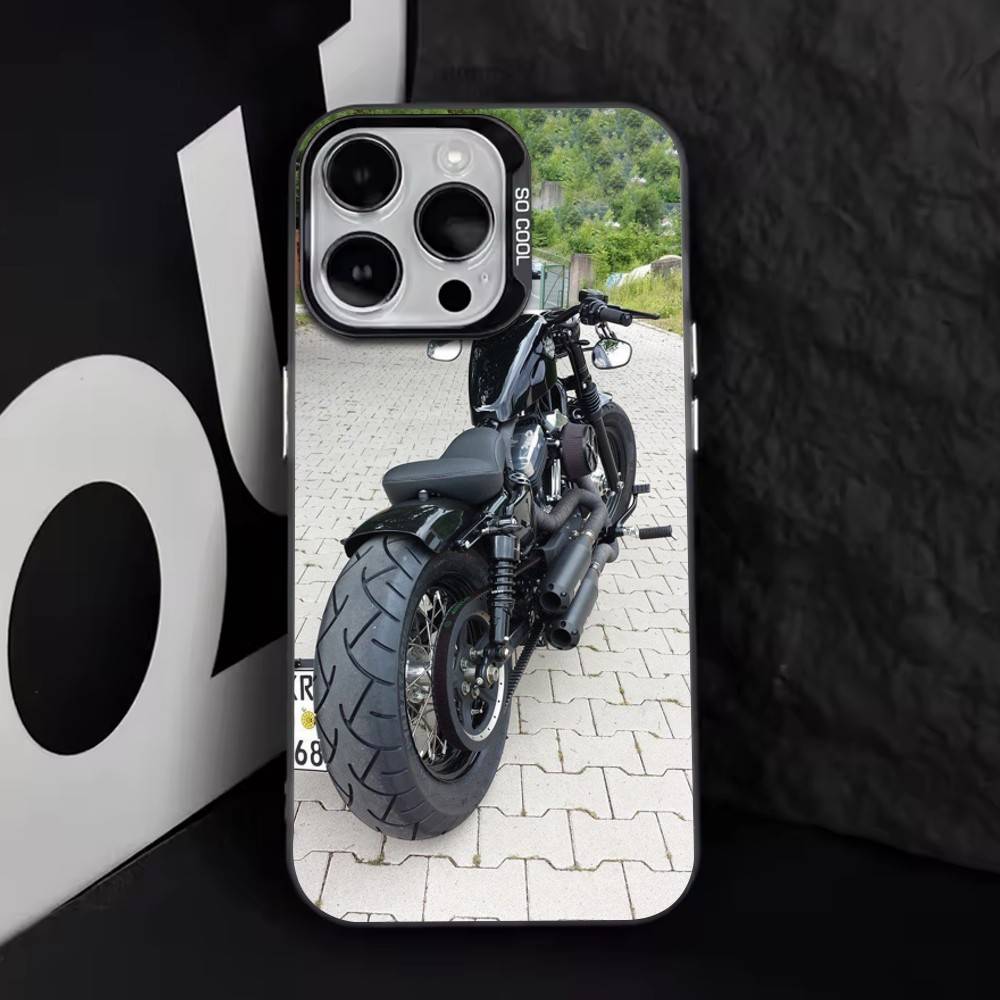 Sportster S   Phone Case For iPhone 17,16,15,14,13,12,11 Plus,Pro Max,XS,Colored Silver Plated Inside Cover