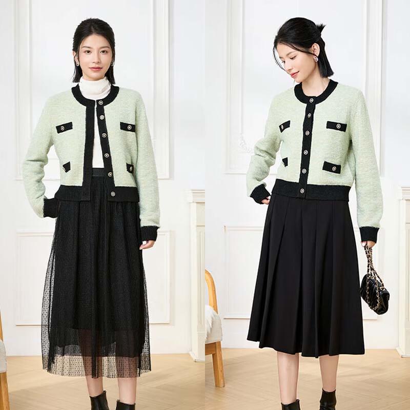 JESSIE Women's Long-Sleeve Knit Cardigan