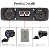 Dual USB Port Power Socket Anderson Plug Power Hub Connector Dual USB Type-C Cigarette Lighter Socket For Boat Caravan