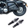 Pair of 10.5in Motorcycle Shocks Absorber Damper Fit for XL883 XL883R  200R  200L(Black Chromeplate )