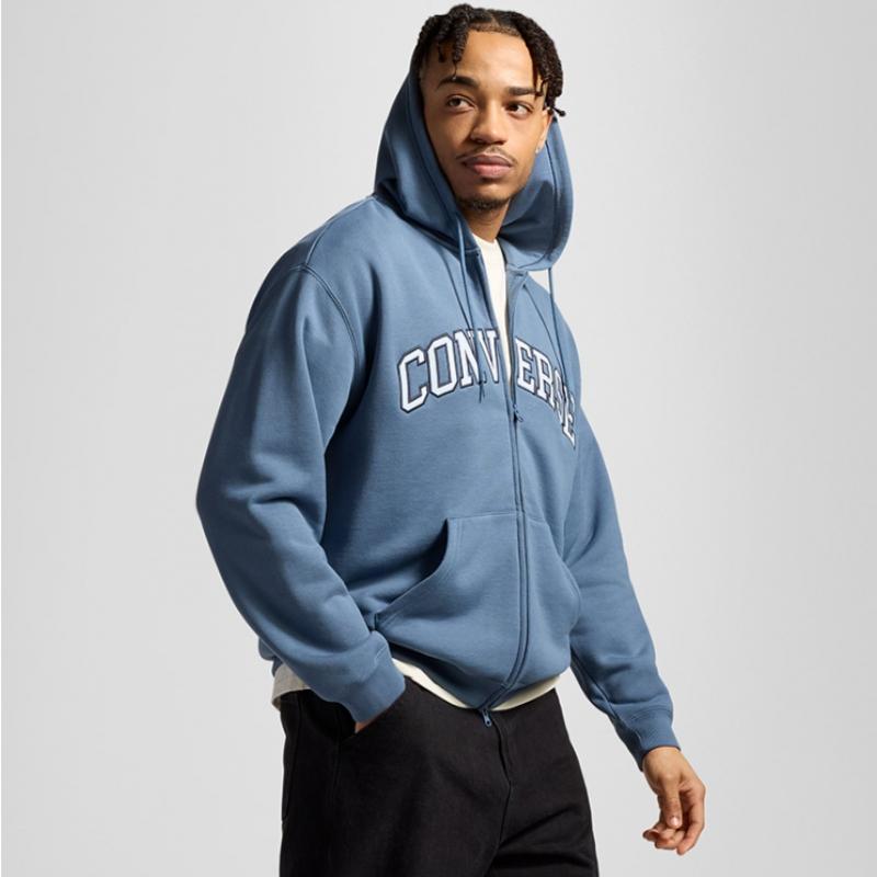 Converse Retro Chuck Pullover Hoodie Lakeside Blue 10027083 A05