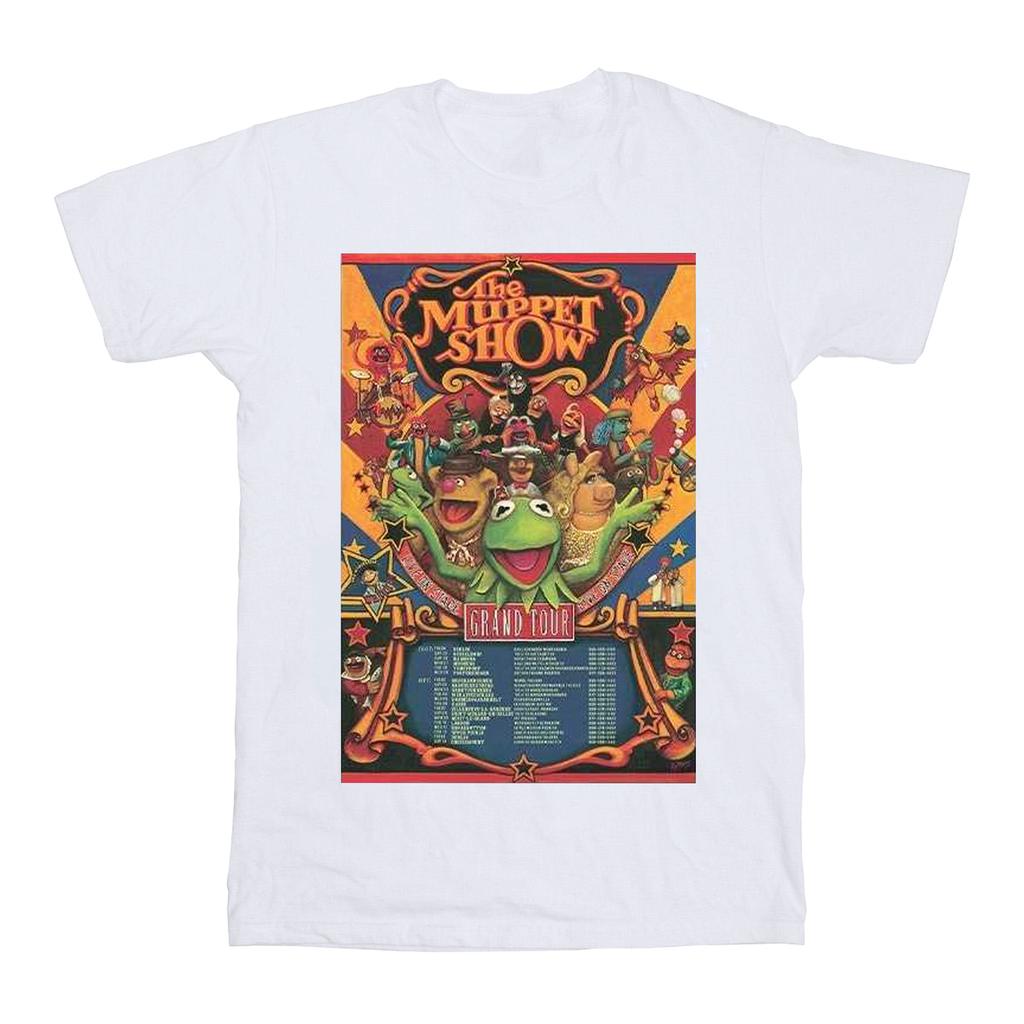 Disney Womens/Ladies The Muppets The Muppet Show Poster Cotton Boyfriend T-Shirt