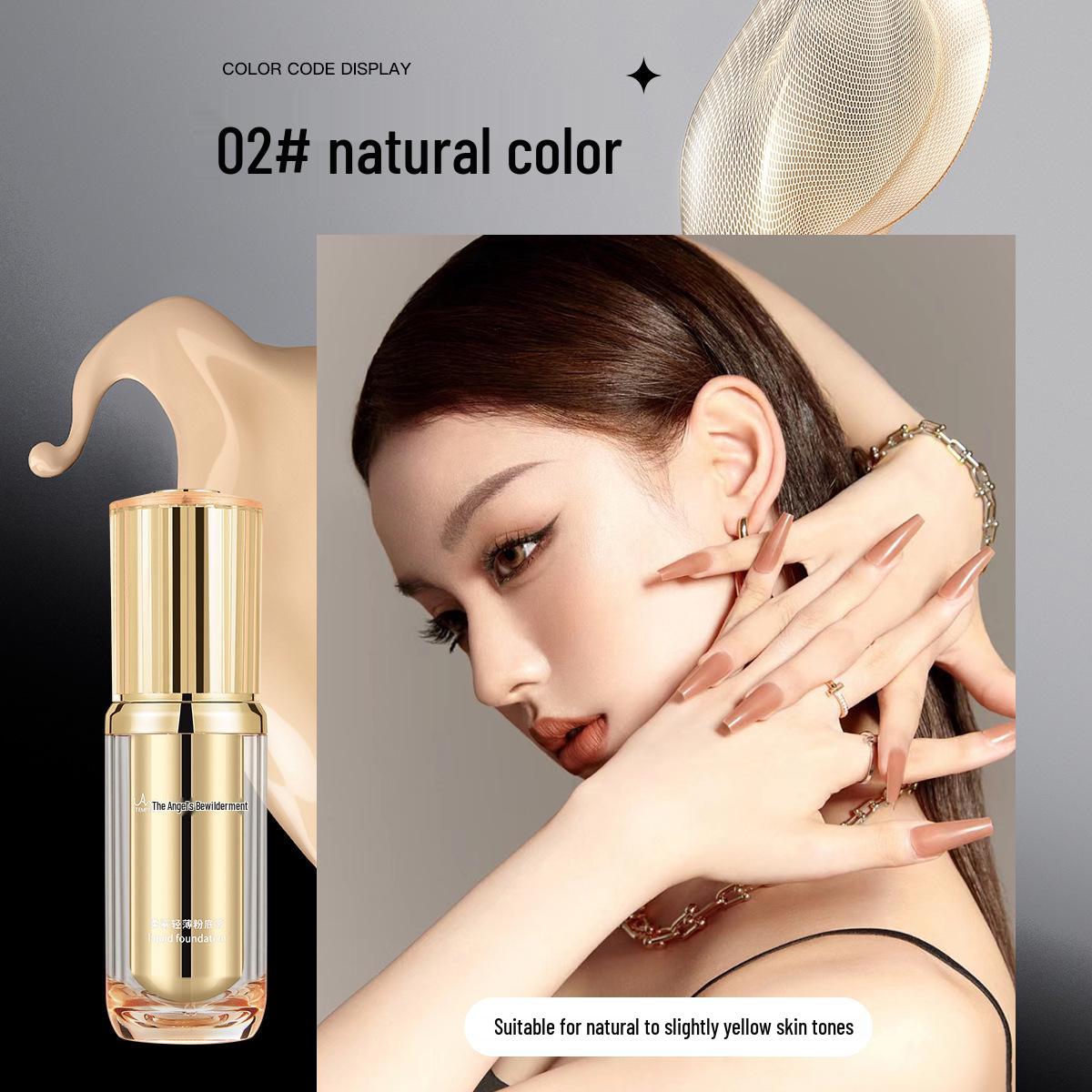 

AGAG Стойкий тональный крем и консилер с мягким матовым финишем – Легкий, потостойкий, не отпечатывающийся, осветляющий нюдовый финиш, уходовая основа для макияжа 30ml