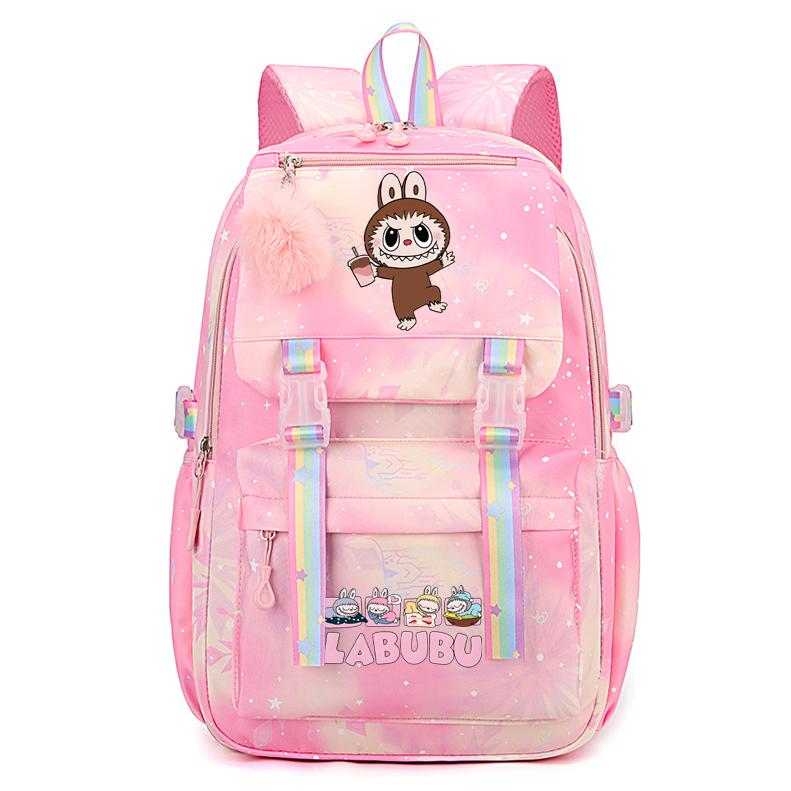 Cute Printed Backpack Teenger Student Kid Girl Boy Schoolbag Bookbag Women Large Capacity Waterproof Schoolbag Travel Bag