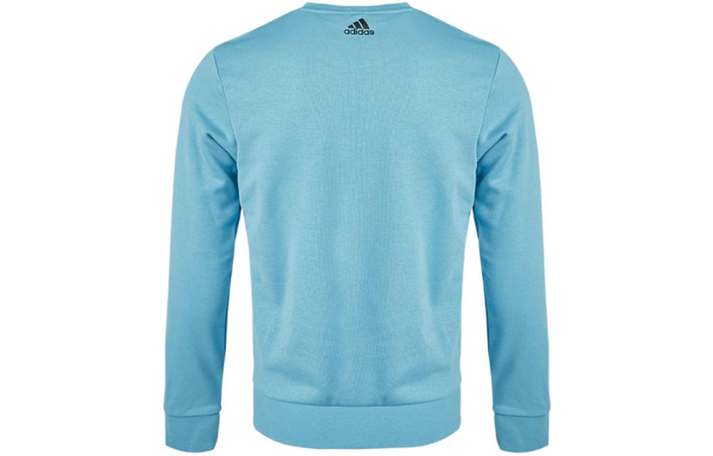 Men's Adidas Sweatshirts Men's Blue Crew Neck Moderate Regular