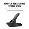 1Pcs Outdoor Tarpaulin Clips Camping Tents Awning Wind Rope Clamp Equipment Plastic Clip Buckle Fixed Jaw Grip Hook Accesorios