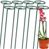 Metal Plants Support Rods Reusable Flower Plant Stem Prevention Rod for Flower Plant Stem