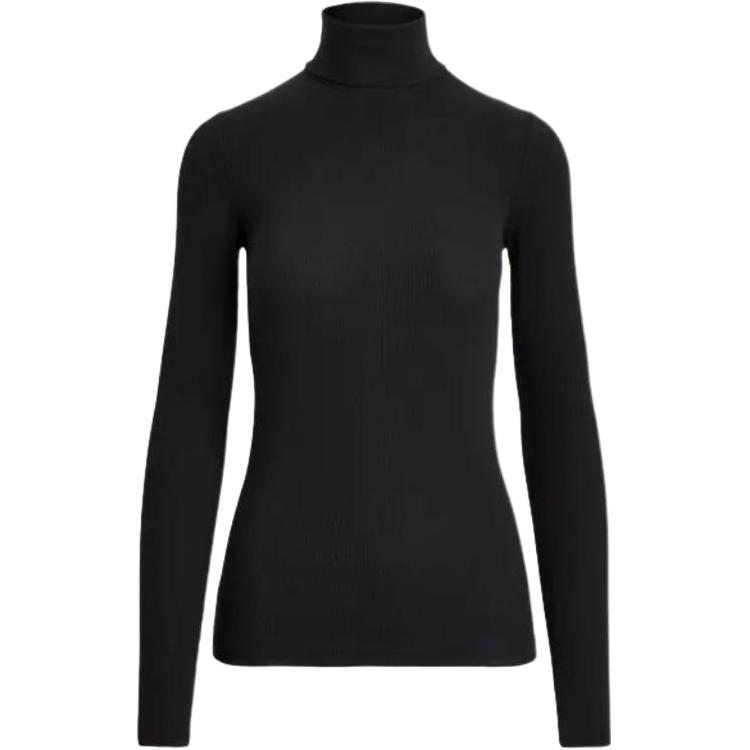 Polo Ralph Lauren Облегающий однотонный свитер-водолазка Женский свитер Черный WMPOKNIN6820336 S