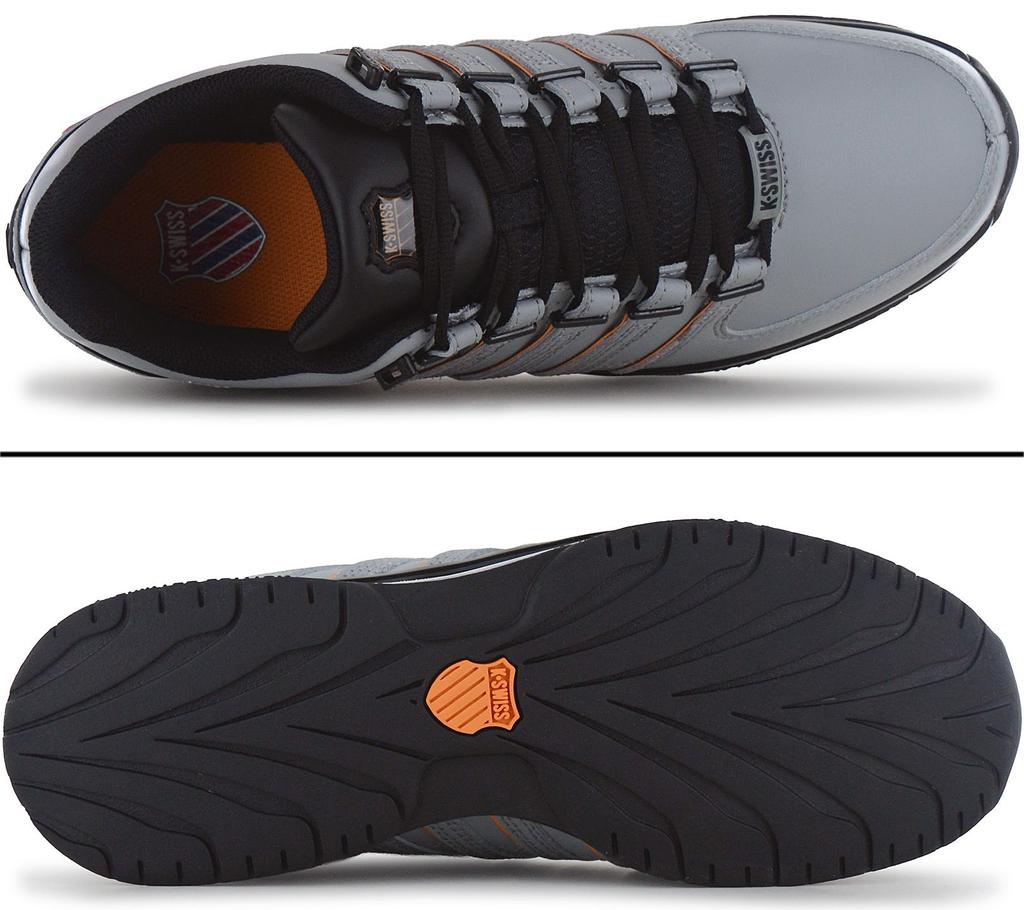 K-SWISS RINZLER Leather - Herren Sneakers Schuhe Grau 01235-032-M ORIGINAL