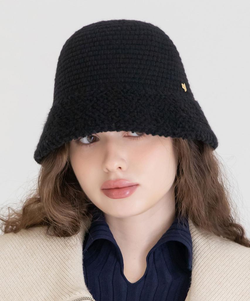 Koipeu Boucle Point Wool Bucket Hat Cf093Ht132