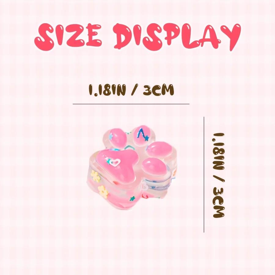 10/2030/40/50pcs Mini Cute Cat Claw Plush Pinch Fun, Colorful, Halloween/Christmas Party Pack Fillers Mini Cartoon Cat Claw