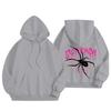 XS~5XL Spider Hoodies English Cobweb Print Hoodie Sweater with Raglan Sleeves for Men and Women Plus Size Spring New Style