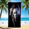 1Pc Halloween Horror Icon Beach Towel Quick Dry Multiuse For Beach Pool Gym Yoga Home Travel Christmas Halloween Xmas Gift L1406