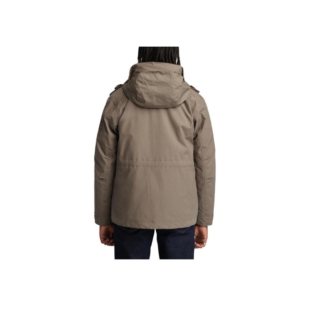 Timberland Casual Warm Hooded Waterproof Windproof Breathable Jacket Men Jacket Chocolate A5MBP-BK0