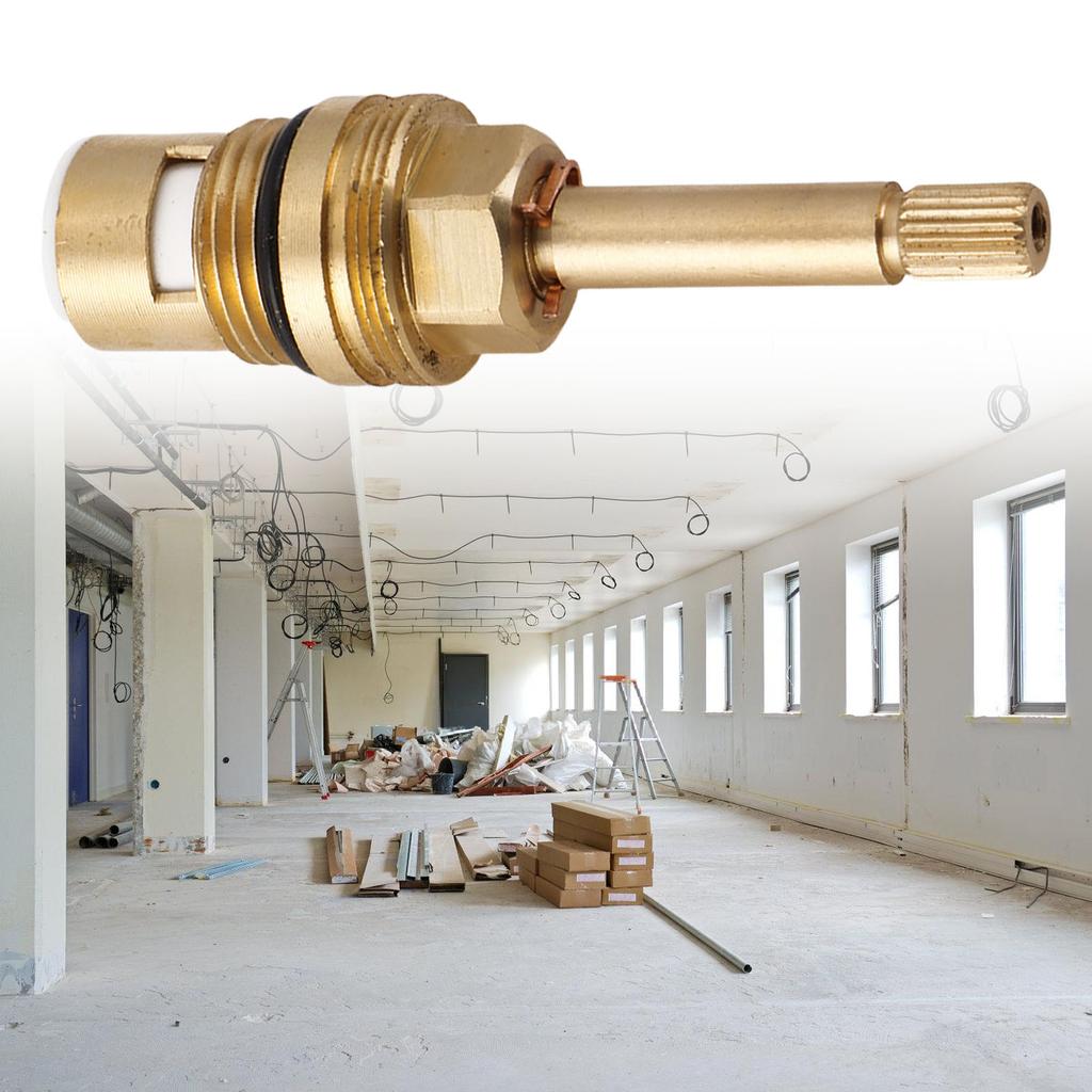 High Temperature Sturdy Brass Materials Faucet Cartridges Valves Hot Water Valves Core Accessory for Plumbing Fixtures