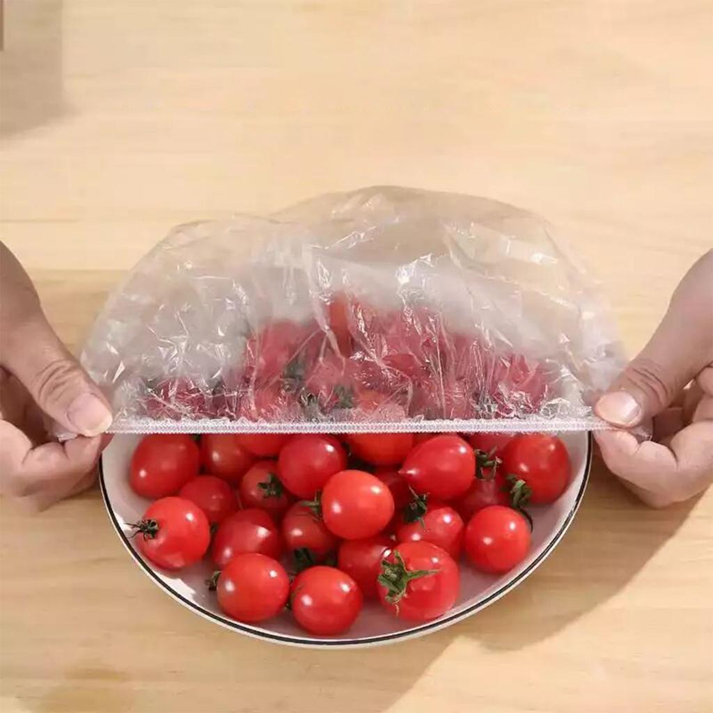 Disposable Food Storage Covers Stretch Anti-Odor Food Fresh-Keeping Film 100pcs Food Protective Kitchen Tools