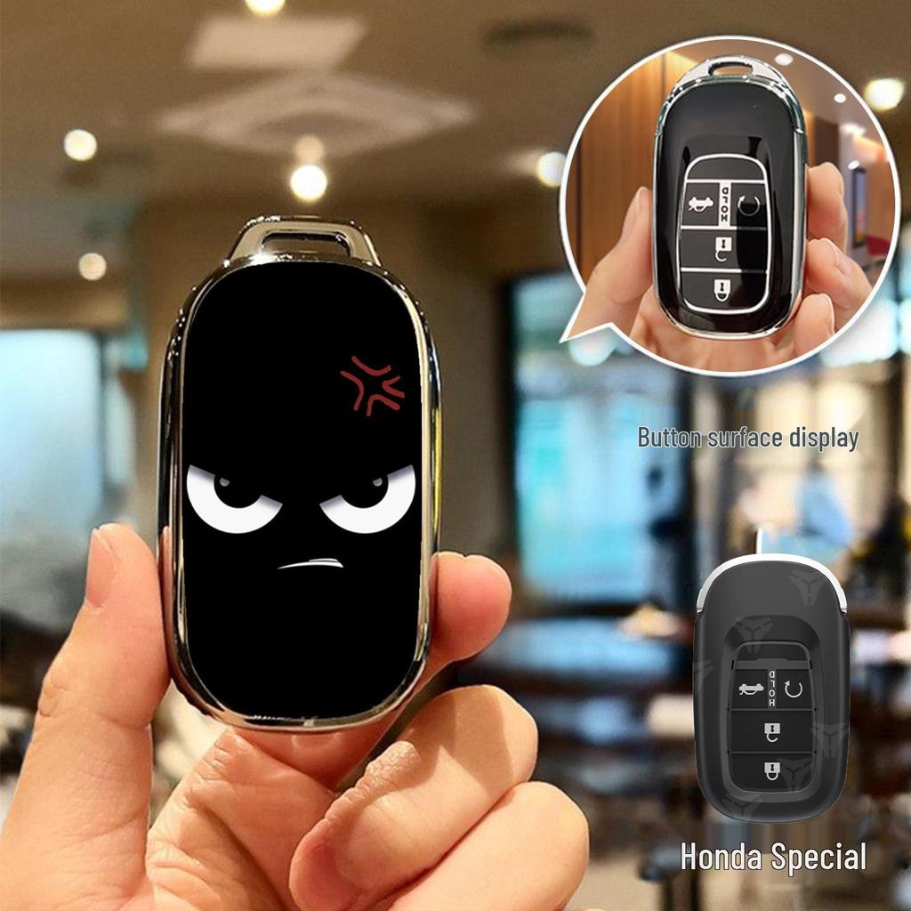 Honda Key Cover for Accord, Fit, Civic, Avancier, XR-V, Vezel, CR-V, and Breeze