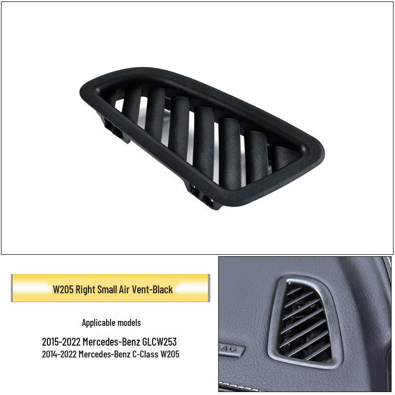 Mercedes-Benz C-Klass, E-Klass, GLC Instrumentbräda Luftventiler: W205, W212, W213 Främre instrumentpanel AC-ventiler