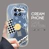 Cartoon Pattern Cream Texture Casing Wavy Edge Soft Silicone Cover Phone Case for OPPO Reno Realme OnePlus Vivo