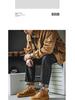 Men's Four Seasons Trend Low-Top Thick-Soled Sneakers - Casual, Height-Increasing, Flat Sports Shoes for Autumn and Winter.