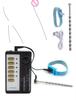 Electric Shock Anal Plug with Stimulation Features for Couples, Male and Female. Includes Nipple Suction, Clamps, and Penis Ring for Added Fun.