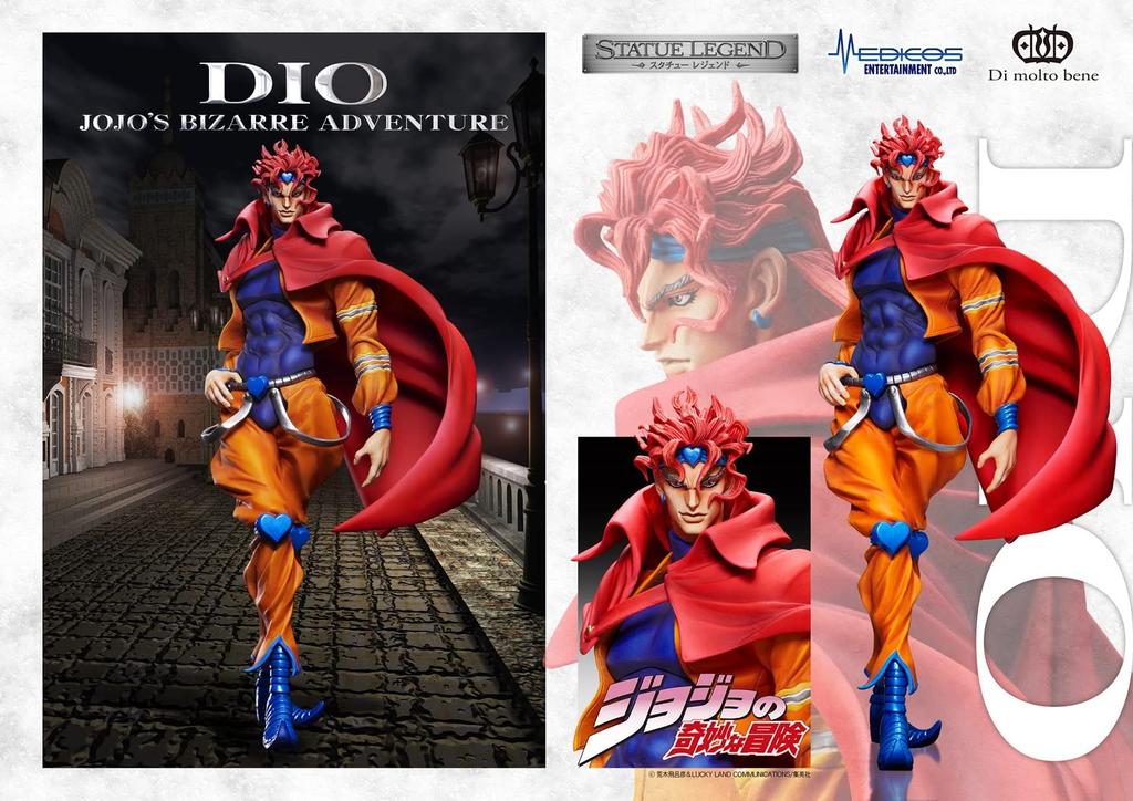 Statue Legend Bizarre Adventure Part 170mm PVC ABS Painted Finished Figure "JoJo's 3" "DIO" Approx. &