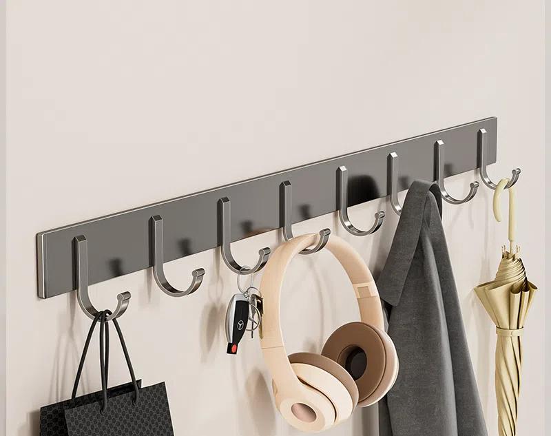 Detachable Hooks No Drilling Holes Rear Seat Hooks Clothes Hooks Wall Adhesive Suction Cups Adhesive Hooks