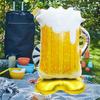 Standing Pineapple Foil Balloon Hot Weather Must Have Aluminum Foil Standing Balloon For Pool Birthday Celebrations Wedding