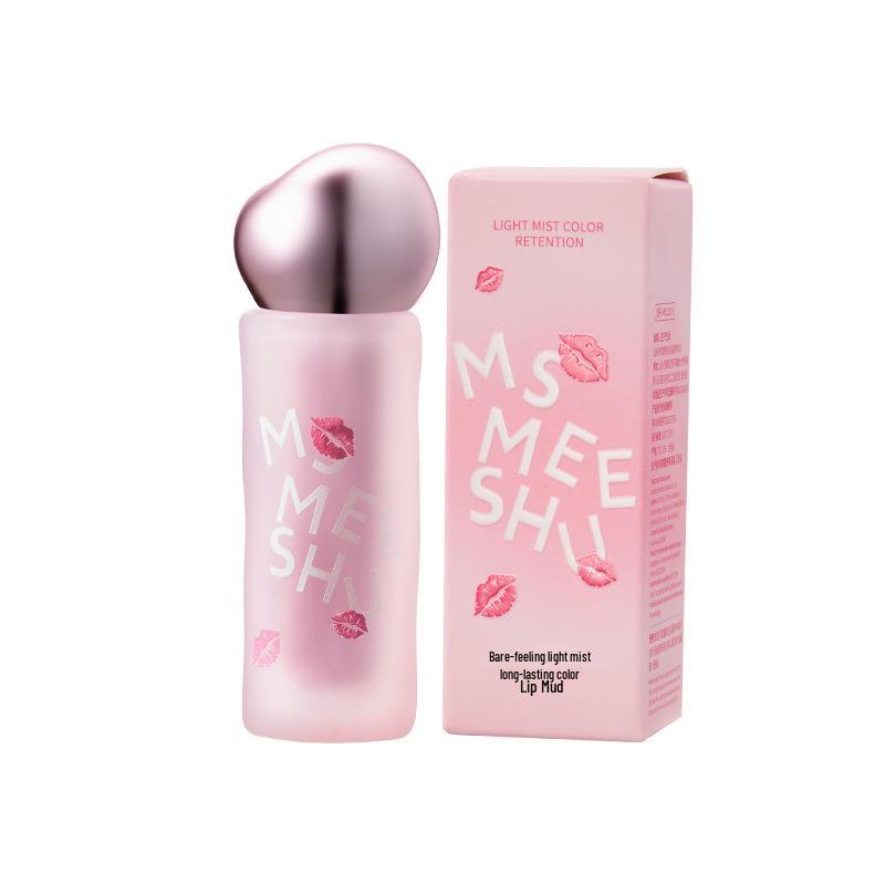 Honey Bundle Light Mist Matte Lip Mud - Long-Lasting, Soft Focus, Conceals Lines, Non-Staining, Faux Natural White Glaze