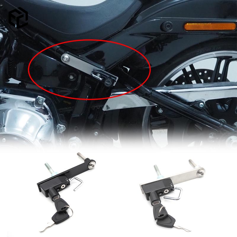 Motorcycle Special Helmet Lock for Harley 2018- Softail FXBR FLSB FXFB FLSB FXBB STREETBOB FXST Fat Boy