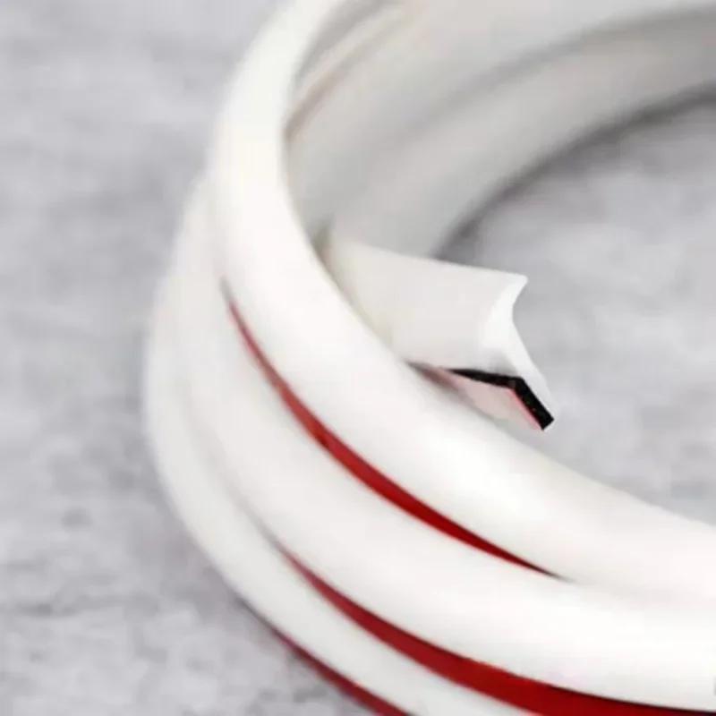 5m Auto Gummi Dichtleiste T-Form Klein Schräg Auto Dichtung Wetterleiste Auto Stoßstange Kotflügelverbreiterung Radlauf Zierleiste Dichtstoffe