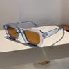 Vintage Rectangle Frame Sunglasses Men Fashion Retro Sun Glasses Luxury Brand Design UV400 Shades Eyewear Women Goggles