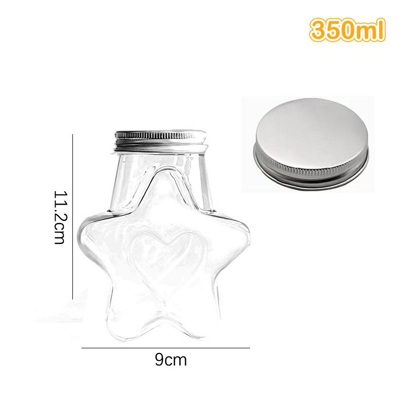 

Креативная пятиконечная звезда в форме бутылки для напитка, чашка чая, пятиугольная бутылка для напитка 1