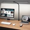 Double Head Led Desk Lamp 3 Color Modes Dimmable Clamp Desk Lighting Gooseneck Smart Light  Study