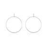 Tow Ring Earring - Silver