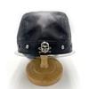 Rivetto Custodia in Pelle Cinturino per la Testa Cappellino Cappellino Harley Cappellino Ferroviario Cappellino Pirata Cappellino Baotou in PU
