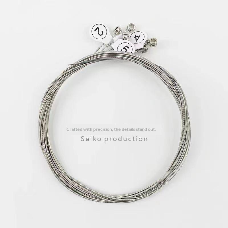 Electric Guitar Strings Nickel Wound Anti Rust Coated High Bright Tone Guitar String Set For Music Performance Practice