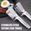 1PC Non Slip Stainless Steel Food Tongs Meat Salad Bread Clip Barbecue Grill Buffet Clamp Cooking Tools Kitchen Accessories