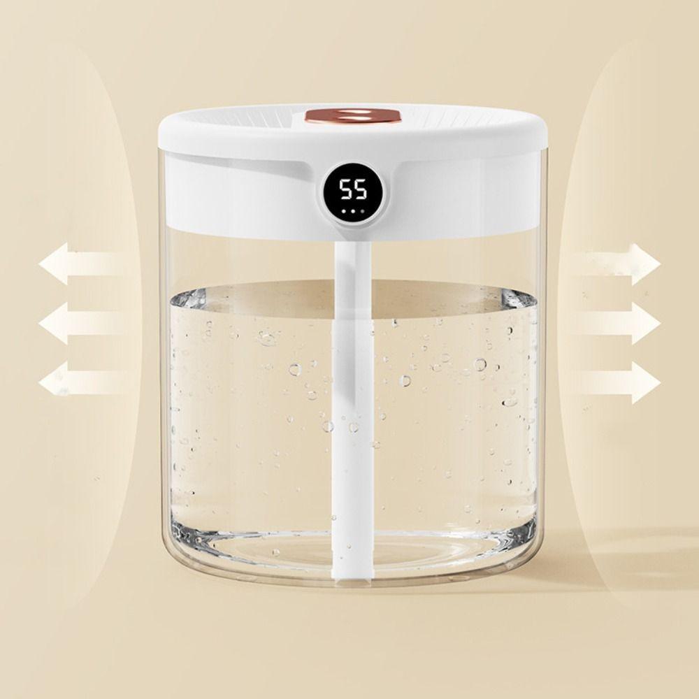2L Air Humidifier Silent Operation Aromatherapy Machine Smart LED Humidifier  Desktop