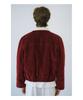 Leunnet Velvet Mute Denim Jacket / Wine