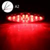 Motorcycle LED Tail Light Rear Brake Lamp 12V High Low Red Stop Signals Universal For Dirt Street Bike Scooter Motorbike