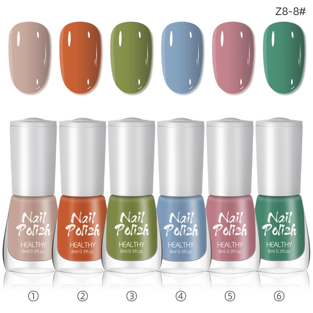 Water-based Nail Polish Set, No Baking, Quick Drying, Environmentally Friendly, Odorless, White Fine Flash Nail Polish Glue