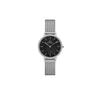 [Official Shop/2-Year Warranty] Daniel Wellington DW Women's Petite Lumine Bezel Watch, 28mm, Mesh Black MOP, Black, White, Pink Mother-of-Pearl Cryst