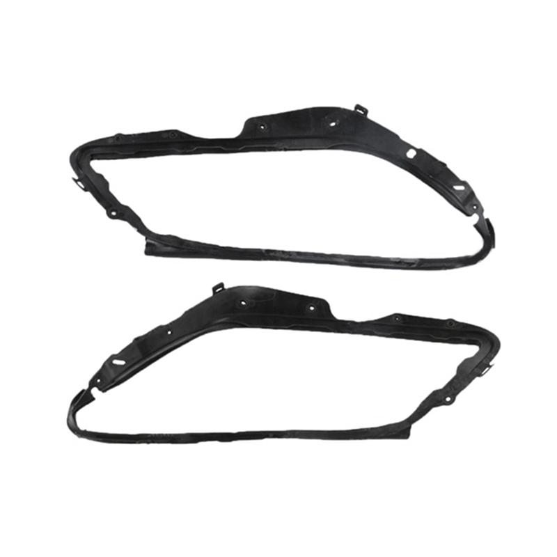 1Pair Car Headlight Trims Sealing Cover 2048260991 2048261091 For Mercedes Benz W204 C-Class 2008-2011 Car-Styling Parts
