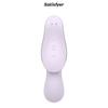 Stimulateur double - Satisfyer - Curvy Trinity 2 - Violet - Stimulation clitoridienne - Point G