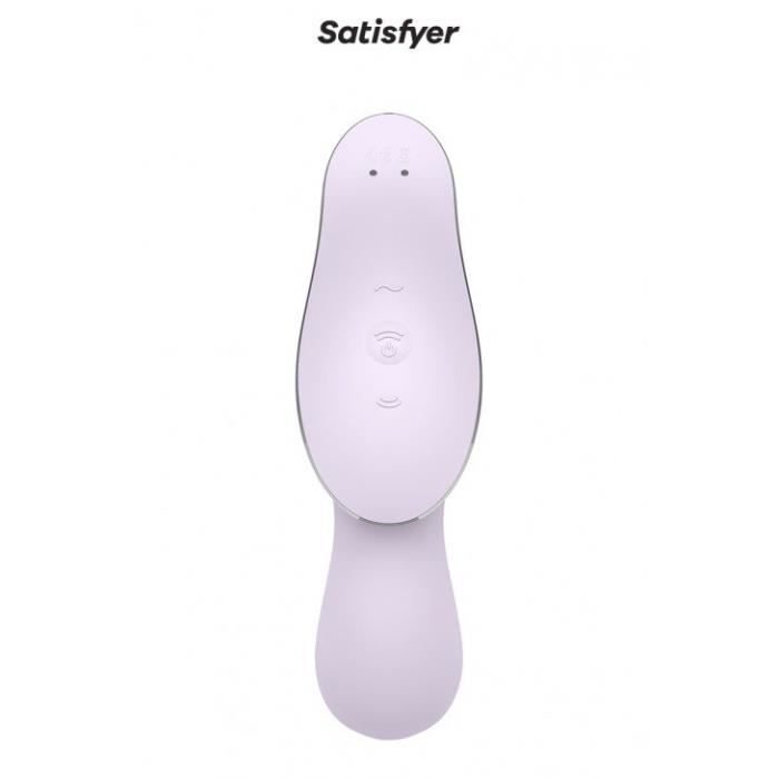 Stimulateur double - Satisfyer - Curvy Trinity 2 - Violet - Stimulation clitoridienne - Point G