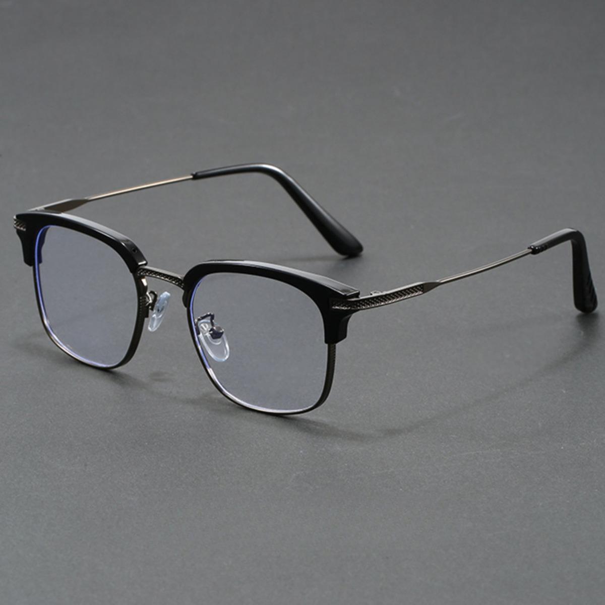 

New Luxury Acetate Glasses Pure Titanium Glasses Optical Frames Men S And Women S Flat Lenses