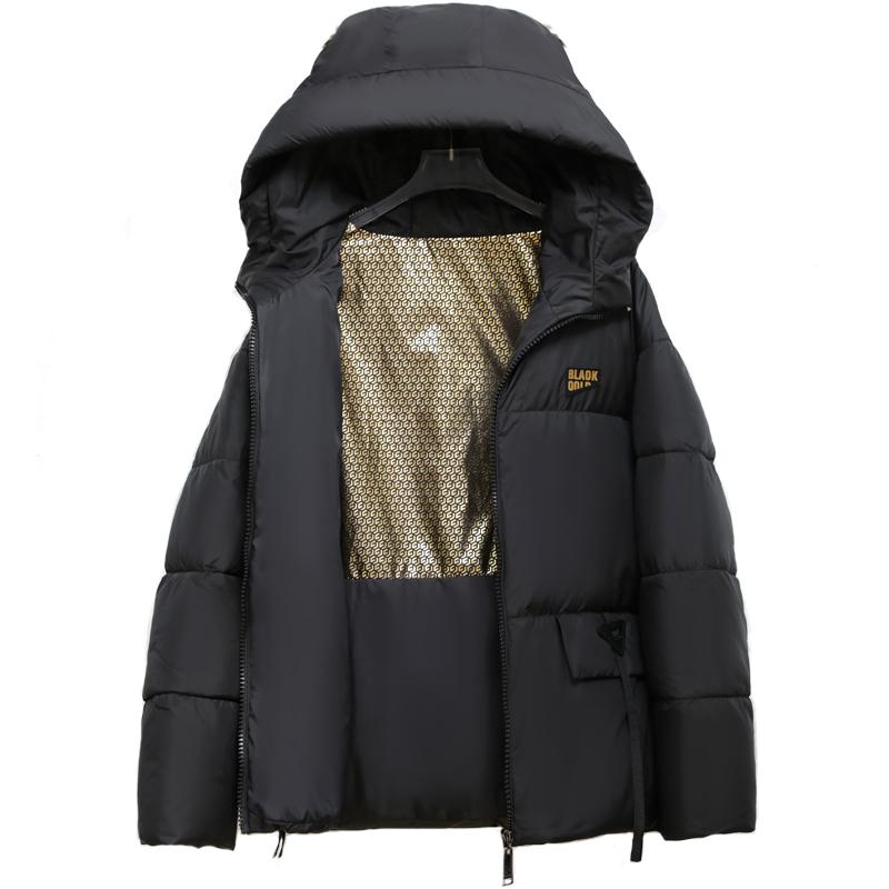 Plus Size L-6XL Women's Short Parkas Winter Coats Hooded Elegant Loose Thick Warm Lady Jackets Winter Long Sleeve Outerwears